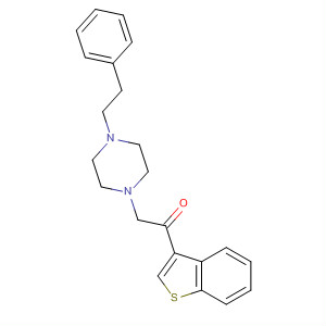 Ethanone, 1-benzo[b]thien-3-yl-2-[4-(2-phenylethyl)-1-piperazinyl]-