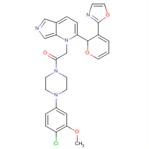 Ethanone,1-[4-(4-chloro-3-methoxyphenyl)-1-piperazinyl]-2-[3-(2-oxazolyl)-1H-pyrazolo[3,4-b]pyridin-1-yl]-