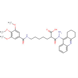 Heptanoic acid, 7-[(3,4,5-trimethoxybenzoyl)amino]-,2-(1,2,3,4-tetrahydro-9-acridinyl)hydrazide
