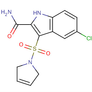 1H-Indole-2-carboxamide,5-chloro-3-[(2,5-dihydro-1H-pyrrol-1-yl)sulfonyl]-
