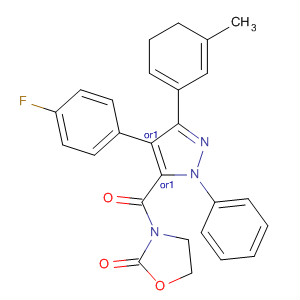 2-Oxazolidinone,3-[[(4R,5S)-4-(4-fluorophenyl)-4,5-dihydro-3-(3-methylphenyl)-1-phenyl-1H-pyrazol-5-yl]carbonyl]-, rel-