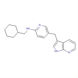 2-Pyridinamine,N-(cyclohexylmethyl)-5-(1H-pyrrolo[2,3-b]pyridin-3-ylmethyl)-
