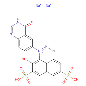 2,7-Naphthalenedisulfonic acid,4-[2-(3,4-dihydro-4-oxo-6-quinazolinyl)diazenyl]-3-hydroxy-, sodium salt(1:2)