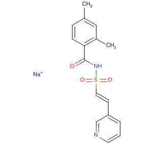 Benzamide, 2,4-dimethyl-N-[[(1E)-2-(3-pyridinyl)ethenyl]sulfonyl]-,sodium salt (1:1)
