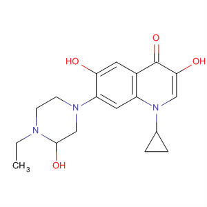 4(1H)-Quinolinone,1-cyclopropyl-7-(4-ethyl-3-hydroxy-1-piperazinyl)-3,6-dihydroxy-
