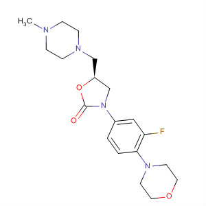 2-Oxazolidinone,3-[3-fluoro-4-(4-morpholinyl)phenyl]-5-[(4-methyl-1-piperazinyl)methyl]-,(5S)-