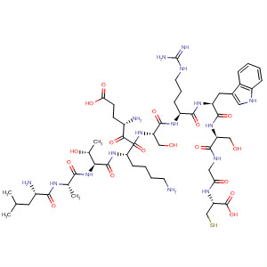 L-Cysteine,L-leucyl-L-alanyl-L-threonyl-L-a-glutamyl-L-lysyl-L-seryl-L-arginyl-L-tryptophyl-L-serylglycyl-