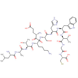 L-Cysteine,L-leucyl-L-alanyl-L-threonyl-L-a-glutamyl-L-lysyl-L-seryl-L-histidyl-L-tryptophyl-L-threonylglycyl-