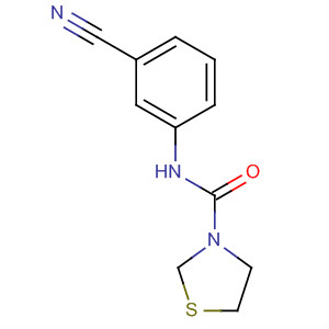 3-Thiazolidinecarboxamide, N-(3-cyanophenyl)-