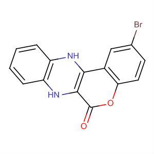 6H-[1]Benzopyrano[3,4-b]quinoxalin-6-one, 2-bromo-7,12-dihydro-