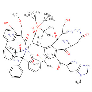 L-Phenylalanine,N-[(1,1-dimethylethoxy)carbonyl]-3-methyl-L-histidyl-N-(triphenylmethyl)-L-asparaginyl-O-(1,1-dimethylethyl)-L-seryl-O-(1,1-dimethylethyl)-L-seryl-O-(1,1-dimethylethyl)-D-tyrosyl-, methyl ester