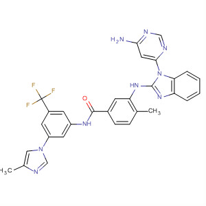 Benzamide,3-[[1-(6-amino-4-pyrimidinyl)-1H-benzimidazol-2-yl]amino]-4-methyl-N-[3-(4-methyl-1H-imidazol-1-yl)-5-(trifluoromethyl)phenyl]-