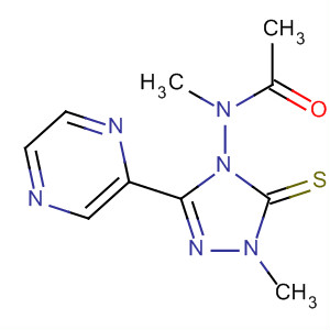 Acetamide,N-[1,5-dihydro-1-methyl-3-(2-pyrazinyl)-5-thioxo-4H-1,2,4-triazol-4-yl]-N-methyl-