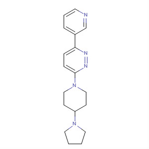 Pyridazine, 3-(3-pyridinyl)-6-[4-(1-pyrrolidinyl)-1-piperidinyl]-