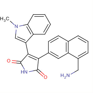 1H-Pyrrole-2,5-dione,3-[8-(aminomethyl)-2-naphthalenyl]-4-(1-methyl-1H-indol-3-yl)-