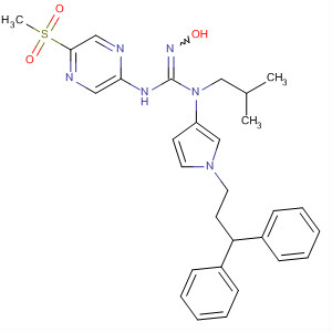Guanidine,N-[1-(3,3-diphenylpropyl)-1H-pyrrol-3-yl]-N''-hydroxy-N-(2-methylpropyl)-N'-[5-(methylsulfonyl)-2-pyrazinyl]-