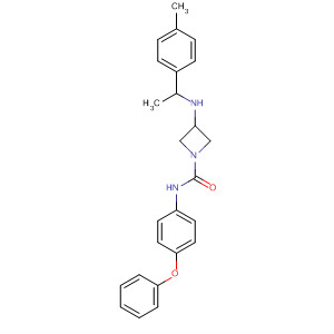 1-Azetidinecarboxamide,3-[[1-(4-methylphenyl)ethyl]amino]-N-(4-phenoxyphenyl)-