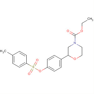 4-Morpholinecarboxylic acid,2-[4-[[(4-methylphenyl)sulfonyl]oxy]phenyl]-, ethyl ester, (2S)-