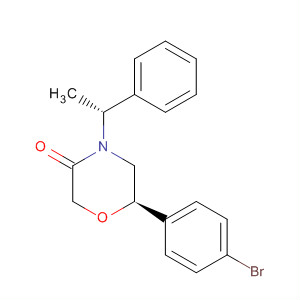 3-Morpholinone, 6-(4-bromophenyl)-4-[(1R)-1-phenylethyl]-, (6R)-