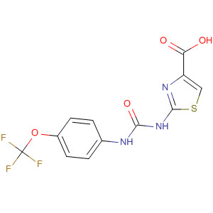 4-Thiazolecarboxylic acid,2-[[[[4-(trifluoromethoxy)phenyl]amino]carbonyl]amino]-