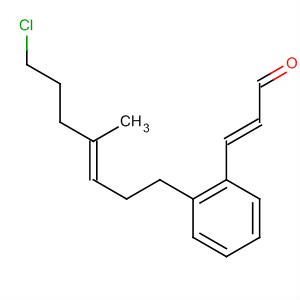 2-Propenal, 3-[2-[(3E)-7-chloro-4-methyl-3-hepten-1-yl]phenyl]-, (2E)-