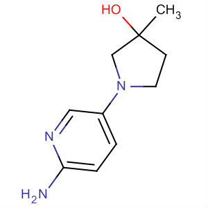 3-Pyrrolidinol, 1-(6-amino-3-pyridinyl)-3-methyl-
