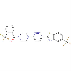Methanone,[4-[6-[5-(trifluoromethyl)-2-benzothiazolyl]-3-pyridazinyl]-1-piperazinyl][2-(trifluoromethyl)phenyl]-