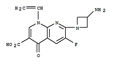 1,8-Naphthyridine-3-carboxylicacid, 7-(3-amino-1-azetidinyl)-1-ethenyl-6-fluoro-1,4-dihydro-4-oxo-
