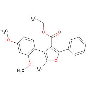 3-Furancarboxylic acid, 4-(2,4-dimethoxyphenyl)-5-methyl-2-phenyl-,ethyl ester