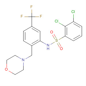 Benzenesulfonamide,2,3-dichloro-N-[2-(4-morpholinylmethyl)-5-(trifluoromethyl)phenyl]-