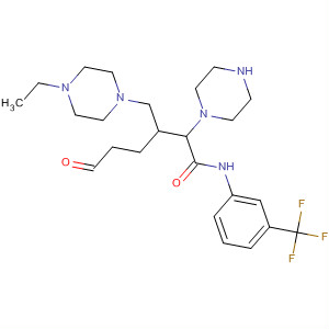 1-Piperazineacetamide,4-[5-(4-ethyl-1-piperazinyl)-1-oxopentyl]-N-[3-(trifluoromethyl)phenyl]-