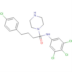 1-Piperazinebutanamide, 4-(4-chlorophenyl)-N-(3,4,5-trichlorophenyl)-