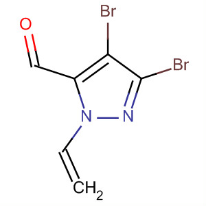1H-Pyrazole-5-carboxaldehyde, 3,4-dibromo-1-ethenyl-