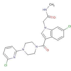 1H-Indole-1-acetamide,6-chloro-3-[[4-(6-chloro-2-pyridinyl)-1-piperazinyl]carbonyl]-N-methyl-