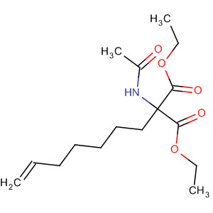 Propanedioic acid, 2-(acetylamino)-2-(6-hepten-1-yl)-, 1,3-diethyl ester