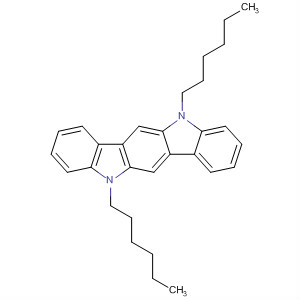 Indolo[3,2-b]carbazole, 5,11-dihexyl-5,11-dihydro-