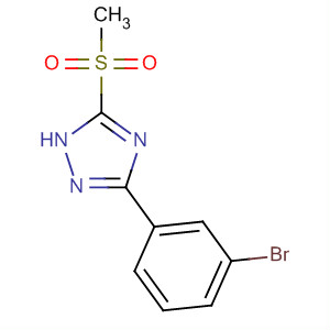 1H-1,2,4-Triazole, 3-(3-bromophenyl)-5-(methylsulfonyl)-