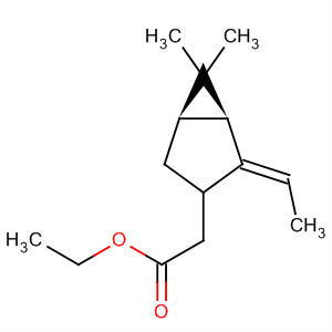 Bicyclo[3.1.0]hexane-3-acetic acid, 2-ethylidene-6,6-dimethyl-, ethylester, (1S,2E,5R)-