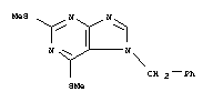 7-benzyl-2,6-bis(methylsulfanyl)-7H-purine