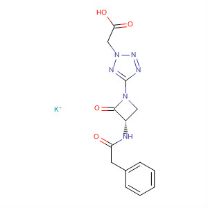 2H-Tetrazole-2-acetic acid,5-[2-oxo-3-[(phenylacetyl)amino]-1-azetidinyl]-, monopotassium salt,(S)-