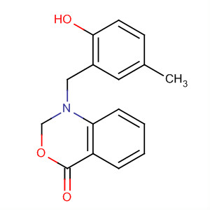 4H-3,1-Benzoxazin-4-one,1,2-dihydro-1-[(2-hydroxy-5-methylphenyl)methyl]-