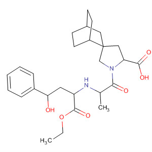 Spiro[bicyclo[2.2.2]octane-2,3'-pyrrolidine]-5'-carboxylic acid,1'-[2-[[1-(ethoxycarbonyl)-3-hydroxy-3-phenylpropyl]amino]-1-oxopropyl]-