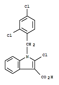 2-chloro-1-(2,4-dichlorobenzyl)-1H-indole-3-carboxylic acid