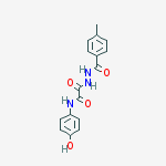 N-(4-hydroxyphenyl)-2-[2-(4-methylbenzoyl)hydrazinyl]-2-oxoacetamide