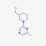 2-[3-(CHLOROMETHYL)PIPERIDINO]-6-METHYLPYRAZINE