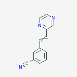 BENZONITRILE, 3-[2-(2-PYRAZINYL)ETHENYL]-