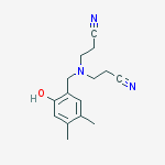 3,3'-[(2-hydroxy-4,5-dimethylbenzyl)imino]dipropanenitrile