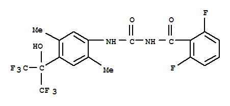 N-[[[2,5-dimethyl-4-[2,2,2-trifluoro-1-hydroxy-1-(trifluoromethyl)ethyl]phenyl]amino]carbonyl]-2,6-difluorobenzamide