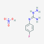 1-amino-2-(4-fluorophenyl)guanidine;nitric Acid