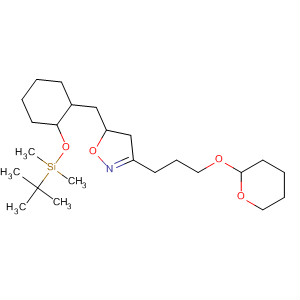 Isoxazole,5-[[2-[[(1,1-dimethylethyl)dimethylsilyl]oxy]cyclohexyl]methyl]-4,5-dihydro-3-[3-[(tetrahydro-2H-pyran-2-yl)oxy]propyl]-